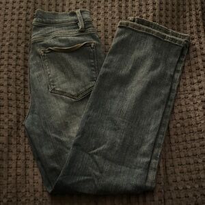 Frame Denim Women's Straight Jeans in Dark Gray